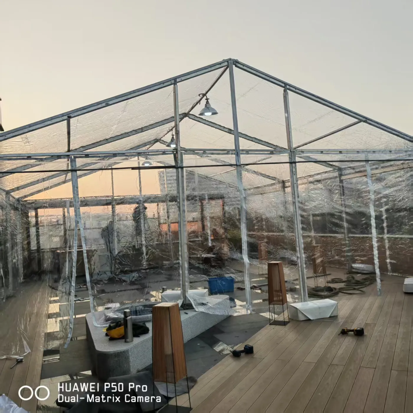 透明顶搭建过程